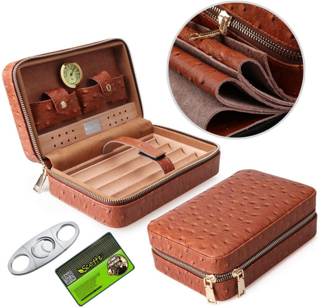 best portable travel cigar humidor case for under $50