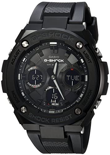 best black stainless-steel casio g-shock watch