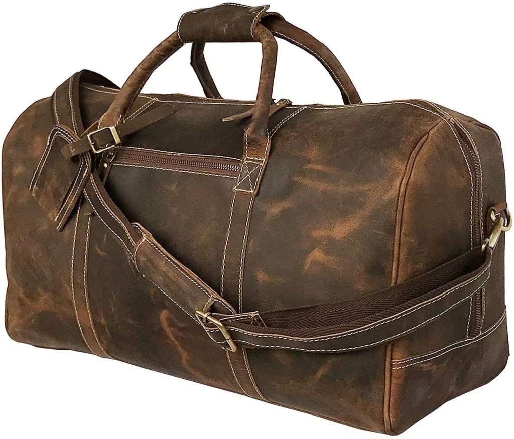 best leather duffel bag for weekend trips