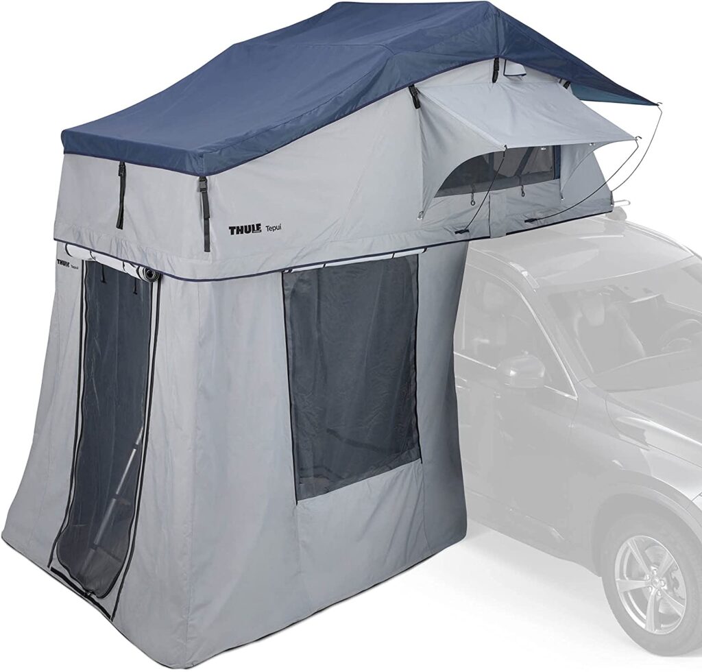 rooftop tent with annex