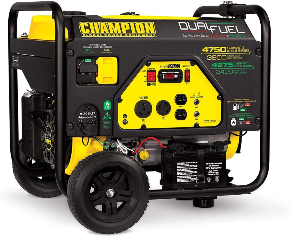 Champion portable RV generator