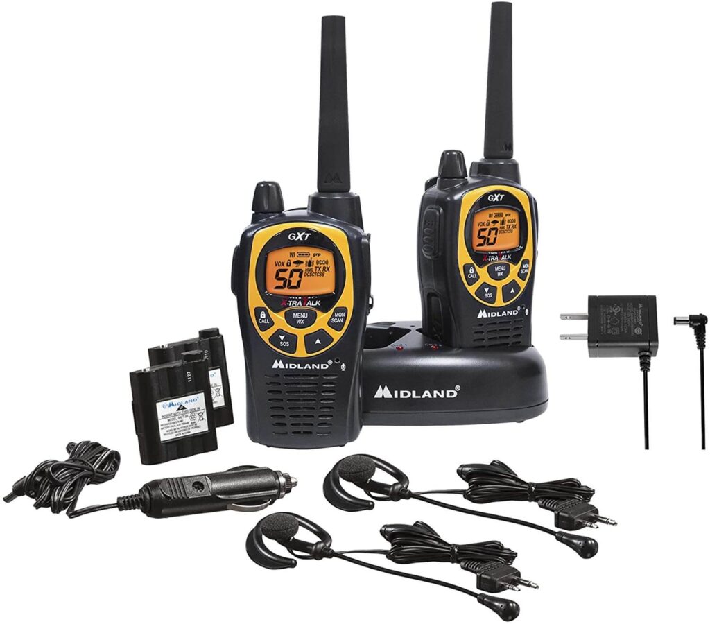 Midland 50 channel GMRS two way radio long distance