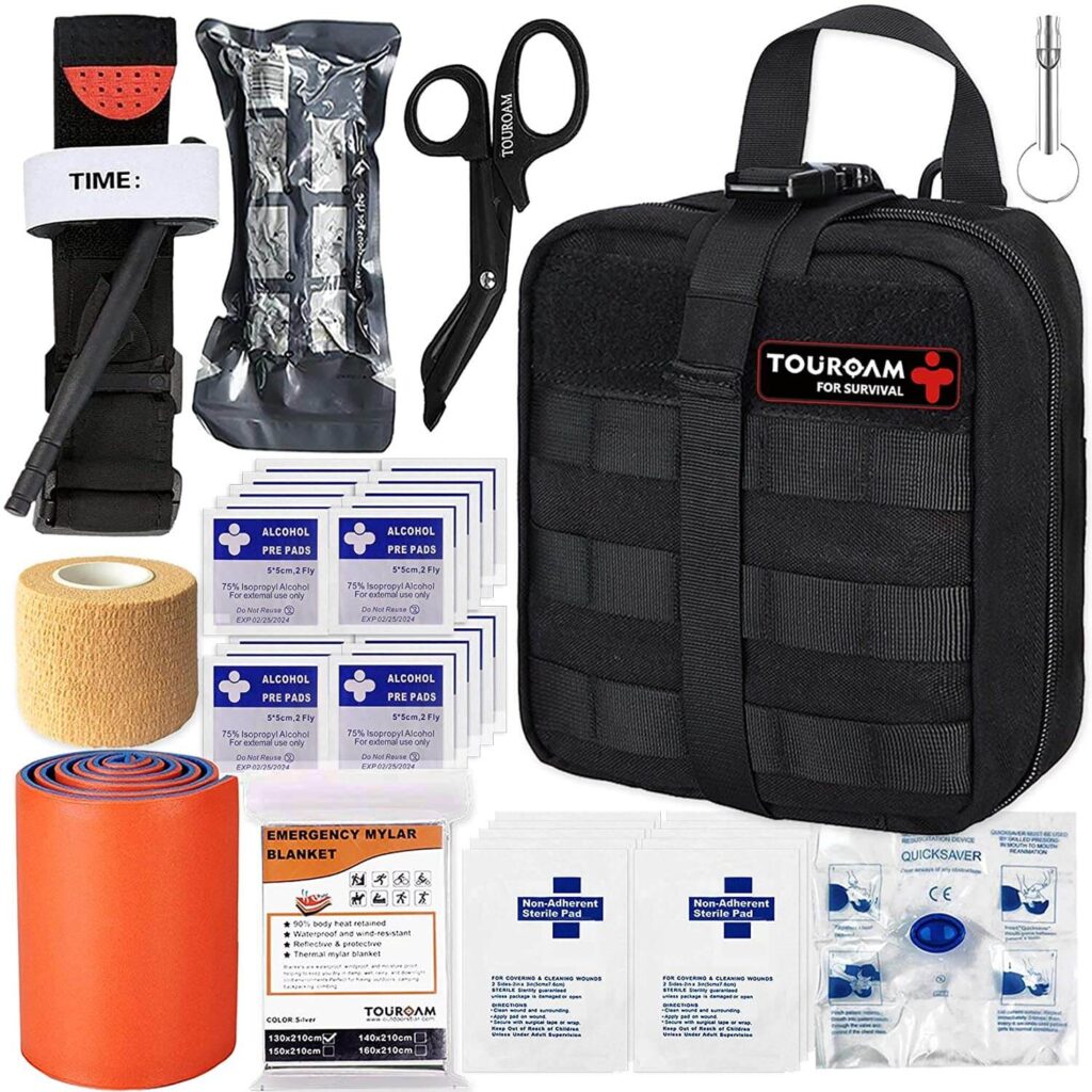 Touroam molle trauma kit IFAK first aid kit