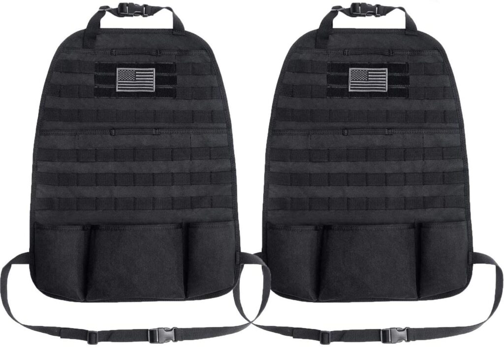 Tacticool molle tactical seat back organizer