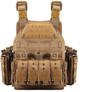 CAMO quick release tactical vest military airsoft