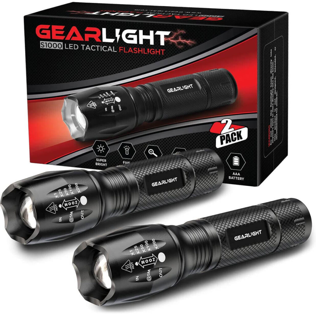 GearLight tactical everyday carry flashlight