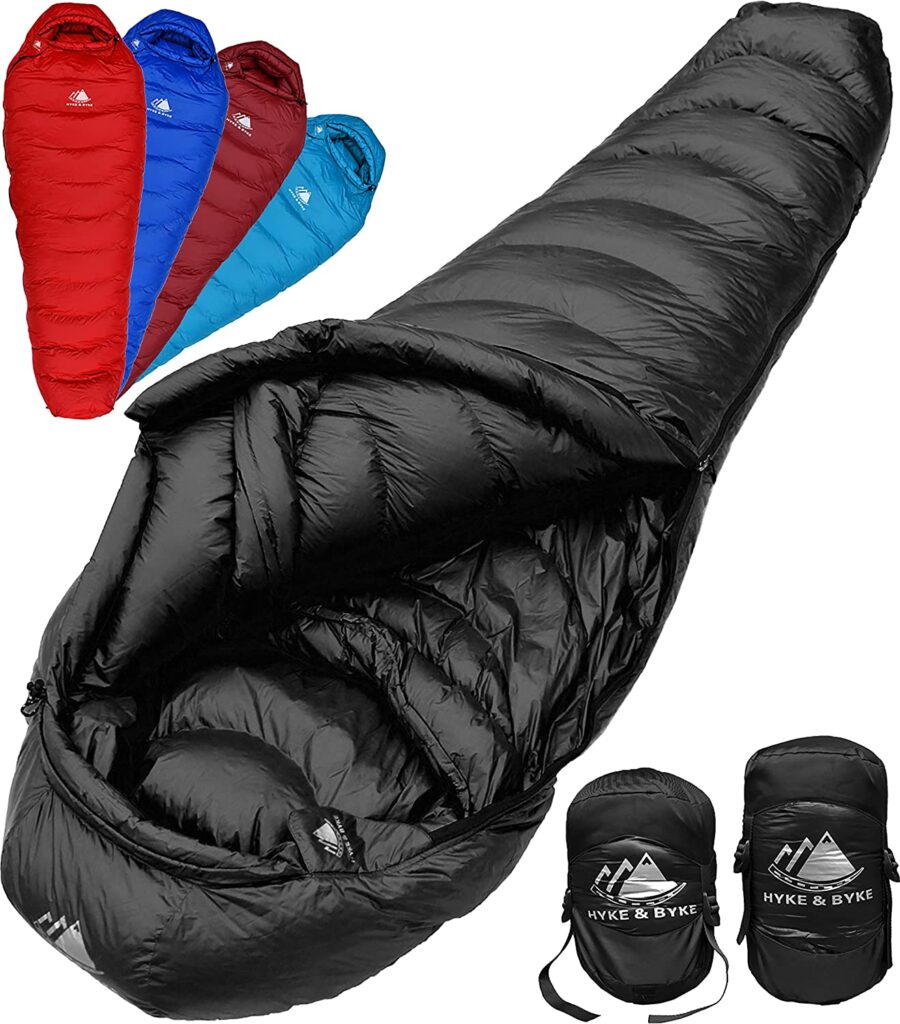Hyke & Byke Quandary sleeping bag for camping
